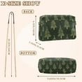 thumbnail image 4 of FORMRS Women Crossbody Purse with Chain Strap Vegan Leather Shoulder Handbag, Hand Drawn Christmas Trees, 4 of 7
