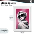 thumbnail image 4 of Stupell Industries Art Deco Vintage Retro Chic Portrait White Framed Print Under Glass, 17 x 23, by Andrea Haase, 4 of 8