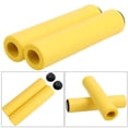 thumbnail image 1 of Ciclismo Bike Grips Material de silicona ultraligero Manillar MTB Bicicleta Grip (Amarillo) Likrtyny Para estrenar, 1 of 8