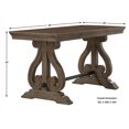 thumbnail image 2 of Homelegance Hidden Drawer Writing Desk, 60" W, Antique Gray, 2 of 2