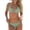 Army Green, variant on Women's Sexy Plaid Bikini Two-piece Swimsuit Army Green L