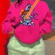 thumbnail image 1 of Sudadera Con Capucha De Bolsillo De Canguro Con Estampado De Mago De Halloween, Sudadera Con Capucha De Manga Larga Informal Con Cordón, Ropa De Mujer, 1 of 4