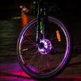 thumbnail image 4 of 1 luz LED para radio de rueda de bicicleta, recargable por USB, colorida, para montar en bicicleta nocturna., 4 of 7