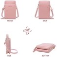 thumbnail image 5 of Bolso bandolera para teléfono celular para mujer - Bolso pequeño de cuero de PU Monedero para mujer con ranuras para tarjetas y cremallera y correa brillar Juguete, 5 of 5