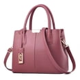 thumbnail image 4 of Bolso de mano sencillo, de moda, bolso de hombro, moderno, versátil, con textura, bolso de mujer, bolso de mensajero de gran capacidad, 4 of 5