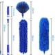 thumbnail image 5 of Plumero de Microfibra, 6 Pzas de Plumas con Poste de Extensión Telescópico de 100 Pulgadas, Reutilizable y Flexible Dusters, Lavable y Ligero para Ventiladores de Techos, 5 of 7