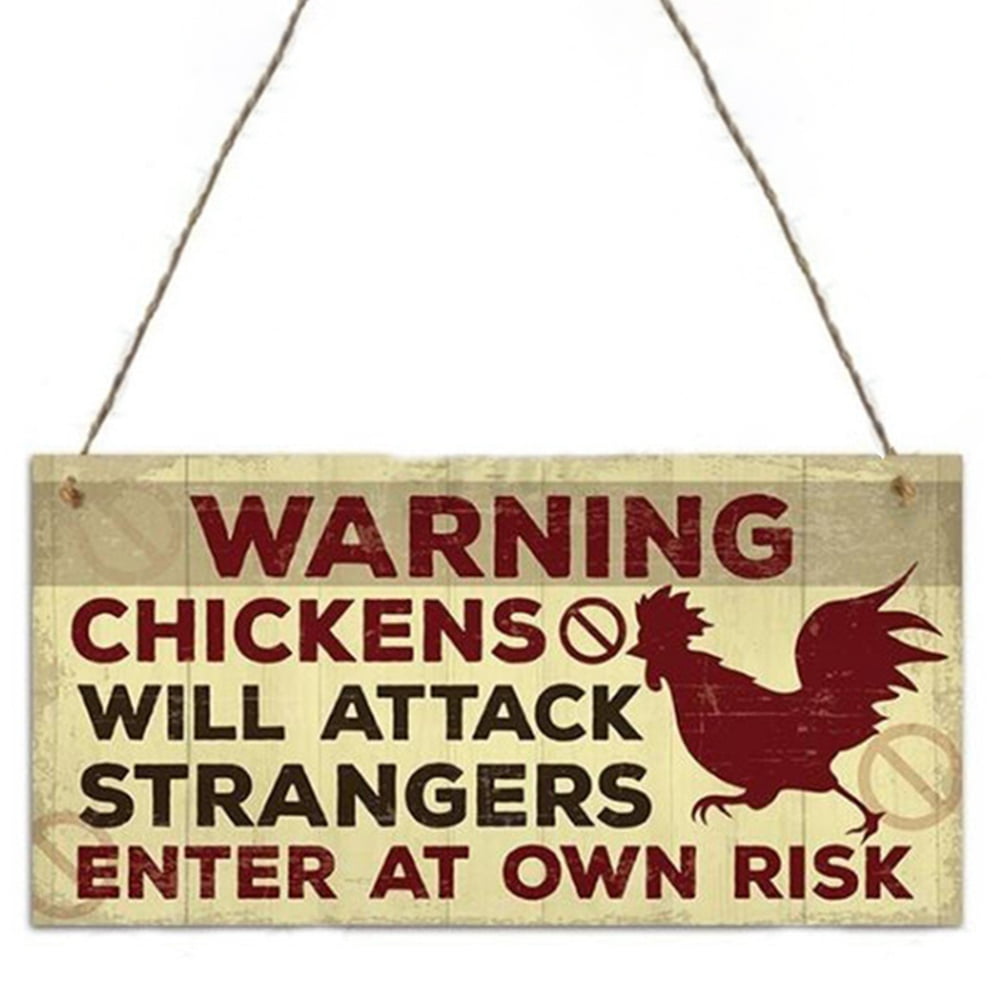 Chicken Sign Natural Slate Hanging Sign Hen House Chicken Coop Funny Gift