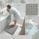 thumbnail image 5 of Alfombra de baño Yimobra, espuma viscoelástica, 72 x 24 cm, antideslizante, lavable, color gris, 5 of 7