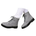 thumbnail image 2 of YLYL Women Winter Snow Boots Warm Fur Lined Lace up Comfortable Non Slip Outdoor Ankle Boots, 2 of 9