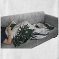 thumbnail image 6 of Nature Soft Flannel Fleece Blanket, Flamingo Birds and Palm Trees in Miami Exotic Tropical Natural Scenery Artwork, Cozy Plush for Indoor and Outdoor Use, 70" x 90", Pale Mauve Black, by Ambesonne, 6 of 6