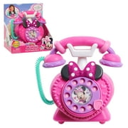 Just Play Disney Junior Minnie Mouse Ring Me Rotary Pretend Play Phone, Lights and Sounds, Kids Toys for Ages 3 up