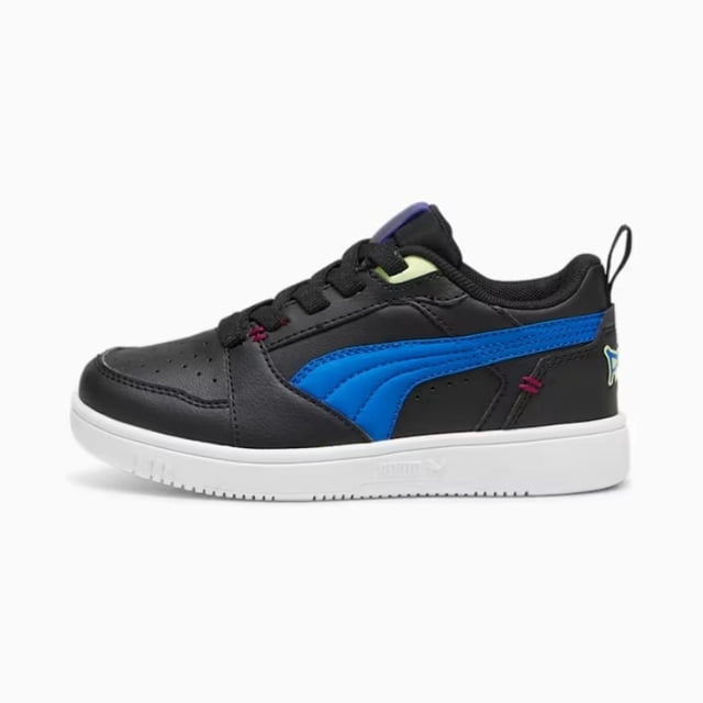 Tenis Puma Rebound V6 Lo Mid 90s para Niños Pequeños 397944N negro 14