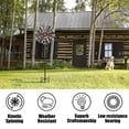 thumbnail image 6 of Wind Spinner Metal for Garden, 55"H Large Kinetic Wind Spinner, 360 Degree Two Way Windmill, Wind Sculpture for Garden & Patio, Lawn, 6 of 7