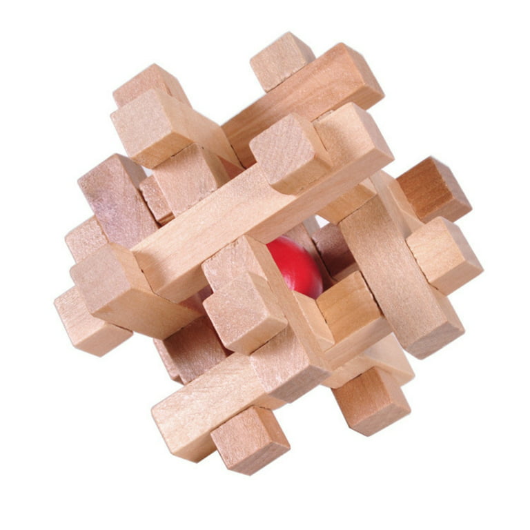 Kong Ming Luban Lock Enfants 3d Jouets en bois faits à la main Adultes  Intellectuels Casse-tête Puzzle Jeu Cadeau #10