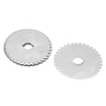 thumbnail image 1 of 10 Pcs Lames de Coupe Rotative en Acier Inoxydable Lames de Coupe Rotative Tranchantes de Rechange pour Coupe-Couture Tissu Cuir Quilting, Remplacement de Coupe-Rotative, Lames de Coupe-Papier Tissu, 1 of 5