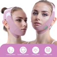 thumbnail image 2 of Graphene V-Line Lifting Mask (Face Slimming Band) — Sleep-Specific Chin Support Strap & Jawline Shaper,Purple, 2 of 11