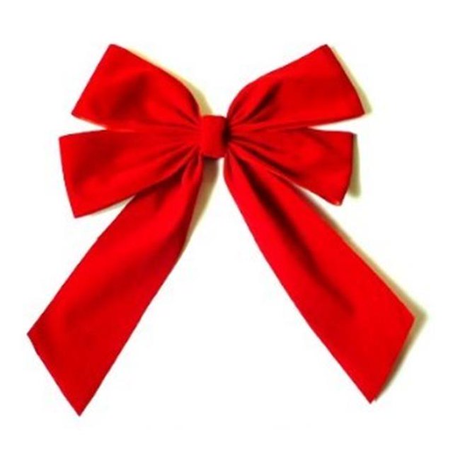Winterland WL-BOW-16-R Arc de Velours Rouge&44; 16 Po.