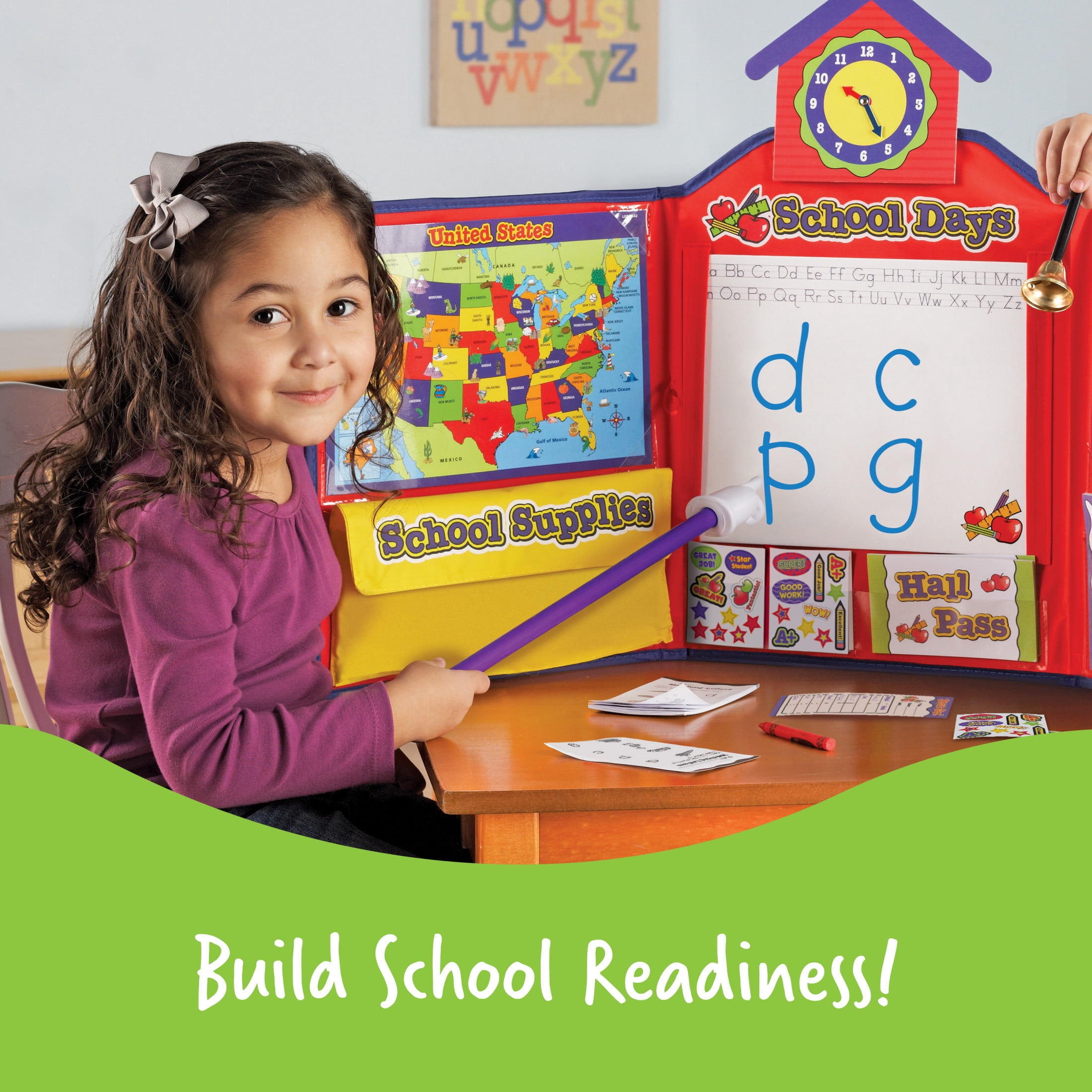 Learning Resources Pretend & Play School Set, Preschool Toys, Ages 3+