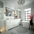 thumbnail image 5 of Yesurprise Bathroom Wall Mirrors 48x30 Inch Wall Mounted Hanging Plates Mirror Modern Metal Framed Rectangular Mirror, 5 of 8