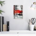 thumbnail image 3 of Elephant Stock Abstract Paint Drip Wall Art - Vertical Canvas Wall Art - Living Room Wall Decor - Abstract Canvas - Red And Beige Decor - 8" x 12", 3 of 8