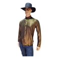 thumbnail image 2 of Camisa Manga Larga Metálica Animal Print, 2 of 2