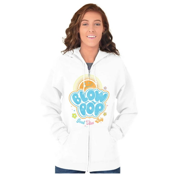 Vintage Candy Lollipop Blow Pop Quote Zip Up Hoodie Men's Women's Brisco Brands M