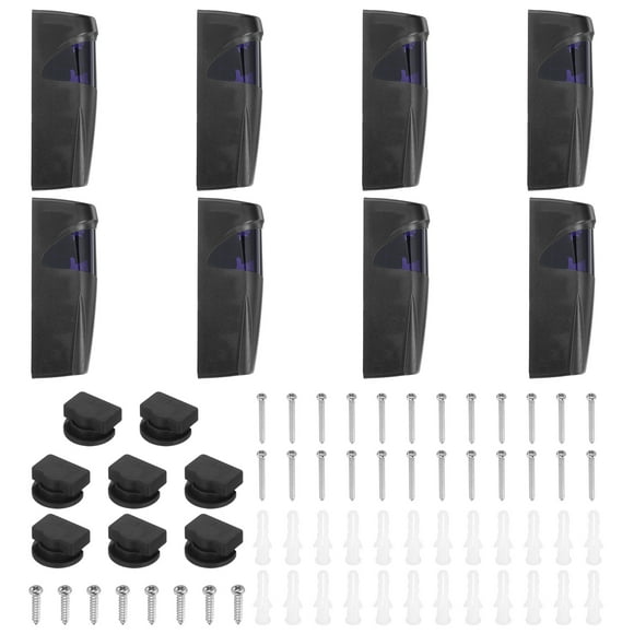Garage Door Sensor, Wireless Lens Rotatable Infrared Gate Beam Sensor Photoelectric Anti-Theft Alarm, Photocell Detector for Window Automatic Swing Sliding Gate Opener, 4 Set