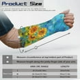 thumbnail image 6 of COEQINE Sunflower Oil Paint Arm Cast Cover Medium Cast Scratcher Protector Covers with A Thumb Hole Teens Long Full Arm Cast Protector Easy to Clean Fabric Sleeves Gifts for Friends, 6 of 7