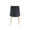 thumbnail image 2 of Topline Home Furnishings Velvet Side Chair with Gold Legs, 2 of 6