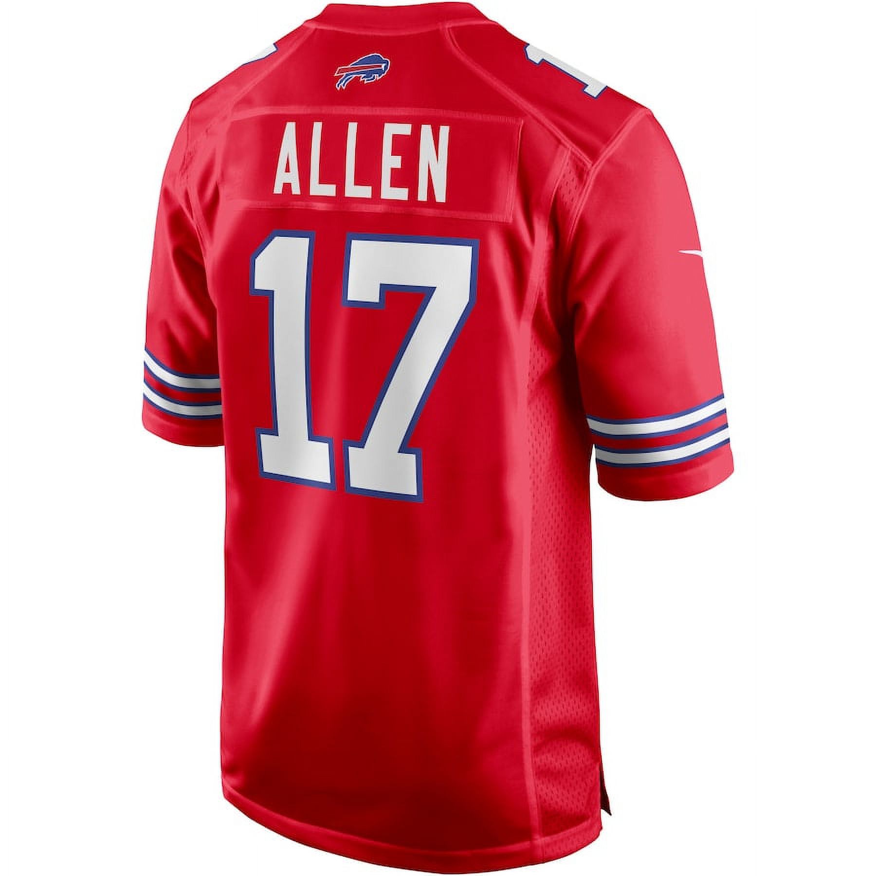 Men's Buffalo_Bills Josh Allen Red Alternate Game Player Jersey - image 3 of 4