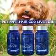 Pet antihair cod liver oil with Norwegian salmon gelatin oil(50 w V7L9