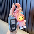 thumbnail image 5 of Woan cartoon Kuromi luminous keychain creative night light keychain bag, pendant, claw machine toy gift, 5 of 9