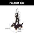 thumbnail image 5 of UNTERING Vintage Dachshund Dog Keychain Unique Styles Sturdy PU Components Elkegant Charm for Bag and Keys Decoration Daily Use, 5 of 8