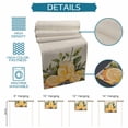 thumbnail image 7 of Hokiten Table Runners 72 Inches Long Dress Scarves, Summer Lemon Farmhouse Kitchen/Dining Table Runner, Coffee Tablerunners, Yellow Fruits Grape Green Leaf Vase 13x72 Inch, 7 of 7