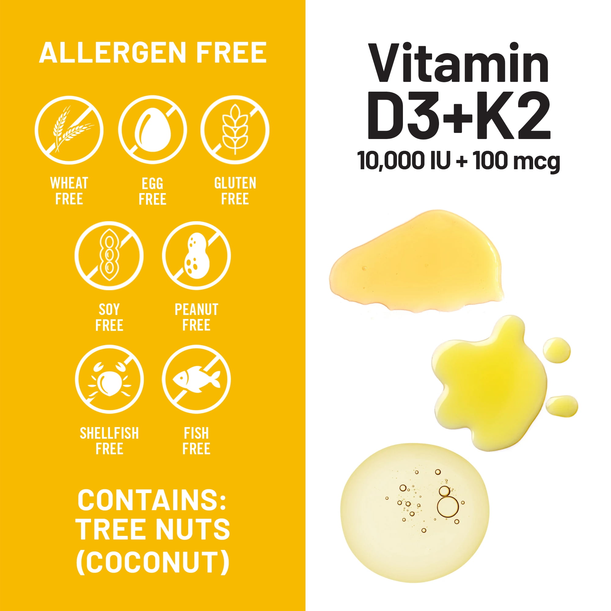 NatureWise Vitamin D3 10,000 IU + K2 (MK-7) - Non-GMO - 90 Mini Softgels[90-Day Supply]