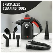 Dirt Devil Handheld Portable Steam Cleaner for Tile, Grout, Windows, Bathrooms, Kitchens, Fabric Steaming, 7-Piece Set, WD21010