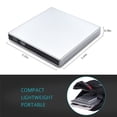thumbnail image 2 of External CD/DVD Drive for Laptop, USB Ultra-Slim Portable Burner Writer Compatible with Mac MacBook Pro/Air iMac Desktop Windows 7/8/10/XP - black, 2 of 9
