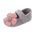 thumbnail image 2 of Best Baby Shoes For New Walkers Toddler Kid Baby Girls Princess Cute Toddler Flowers Soft Sole Solid Color Shoes Newborn Baby Girl Shoes, 2 of 6