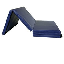 Greatmats Gymnastics Folding Tumbling Exercise Mat Blue 4x10 Ft x 2 Inch