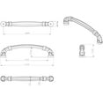 thumbnail image 7 of Jeffrey Alexander 317-128 Lafayette 5-1/16" (128Mm) Center To Center French Inspired, 7 of 7