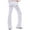 White, variant on LoyisViDion Autumn Women'S Pants Workout Out Leggings Stretch Waist Button Pocket Yoga Gym Loose Pants Wine 14(XXXL)