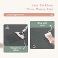 thumbnail image 4 of Baby Play Mat, 1.2"Thick Memory Foam Area Rug, Soft Coral Velvet Baby Crawling Mat with Non-Slip Backing, tummy time mat, tatami Padded Carpet, Baby Nursery Rug for Toddlers, 4 of 6
