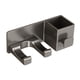 thumbnail image 4 of Soporte para secador de pelo de pared, organizador de aluminio para ahorrar espacio en el baño. gris, 4 of 7