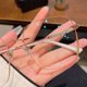 thumbnail image 5 of Gafas sin montura para mujeres con miopía Se pueden equipar gafas sin montura para caras grandes Gafas pequeñas anti-luz azul, 5 of 6