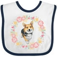 thumbnail image 3 of Inktastic Corgi Gifts for Dog Lovers Girls Baby Bib, 3 of 4
