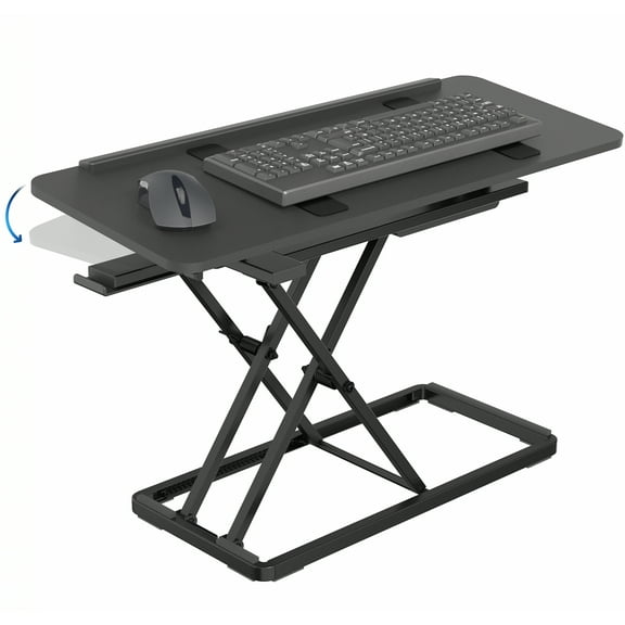 VIVO Black 30" Tilting Keyboard Riser
