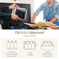thumbnail image 2 of Travel Containers for Liquids - 12 Pack Leak Proof 3oz TSA Approved Liquid Travel Pouches, Stand Up, Slim & Lightweight Design, Space Saving, Pack More Shampoo Conditioner Lotion Body Wash, 2 of 10
