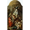 thumbnail image 3 of Francesco Solimena 14x24 Black Modern Framed Museum Art Print Titled - The Deposition, 3 of 5
