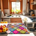 thumbnail image 3 of Estera De Secado Boho De 16.0 X 18.0 In, Diseño Abstracto De Cuadros De Cocina, Piedra Grande, Esteras De Secado De Platos Para Cocina, Esteras De Secado Coloridas Para El Mostrador Del Hogar, Esteras, 3 of 5