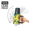 thumbnail image 3 of Sunflower Gift 40oz Tumbler with Handle and Straw, Large Capacity Travel Cup for Hot & Cold Drinks, Double Walled Vacuum Insulated Cup, Floral Lover Birthday Gifts for Mother's Day Women Girls, 3 of 6